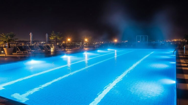 Piscina com Iluminação LED: Estética, Segurança e Sofisticação Noturna